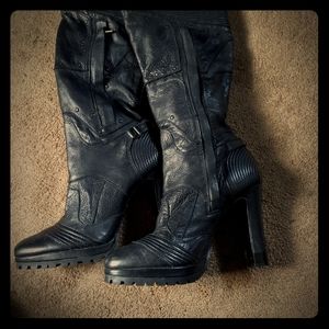 Leather Dolce Vita over the knee boot